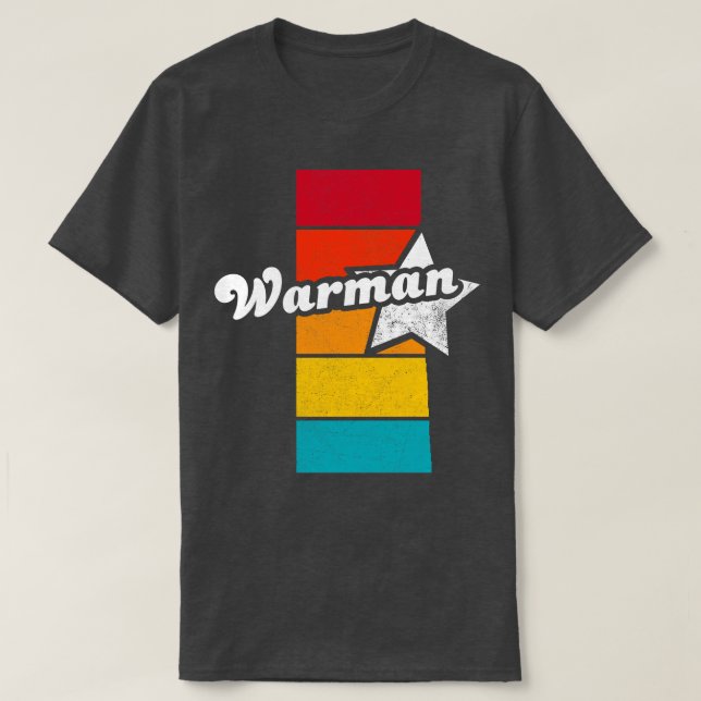 Warman Saskatchewan Kanada Vintag Distressed Souv T-Shirt (Design vorne)