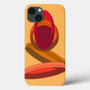 Warme Abstrakte Dreierringe ・ Moderne Minimalistis Case-Mate iPhone Hülle