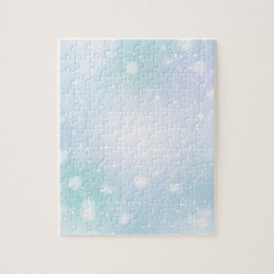 Warme aquamarine und lila puzzle