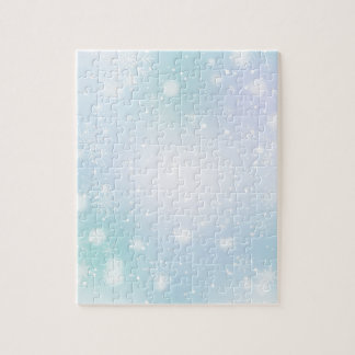 Warme aquamarine und lila puzzle