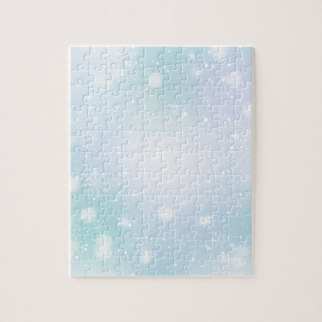 Warme aquamarine und lila puzzle (Vertikal)