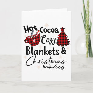 Warme Cococoa Cosy Blankets Weihnachtsmovies Buffa Karte