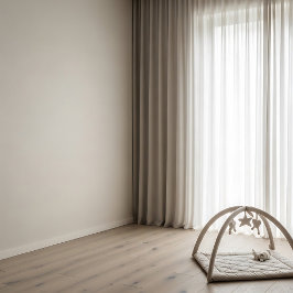Warme cremefarbene Baby-Tapete Ruhige Kinderzimmer Tapete