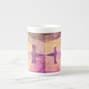 Warme Cube-Tasse Prozellantasse