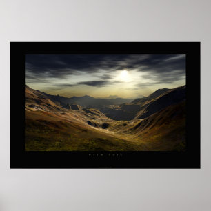 warme Dämmerung Poster