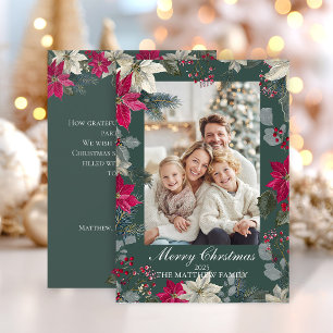 Warme Familie Frohe Weihnachtskarte Einladung