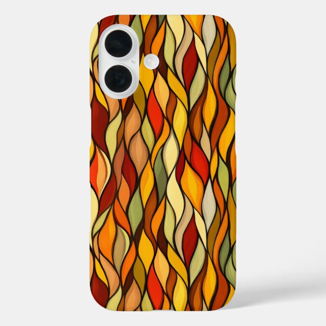 Warme Farben Abstrakter Fall Case-Mate iPhone Hülle (Rückseite)