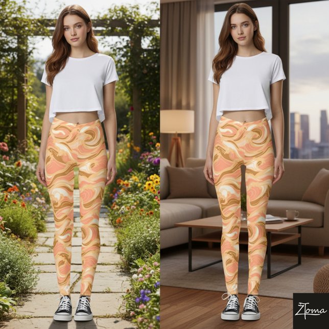 Warme Farben für Abstürze Leggings (Von Creator hochgeladen)