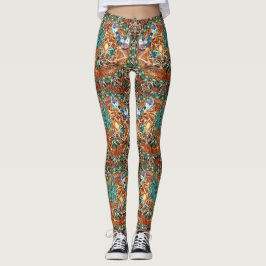 Warme Farben Moderne Leggings von Joya Eve