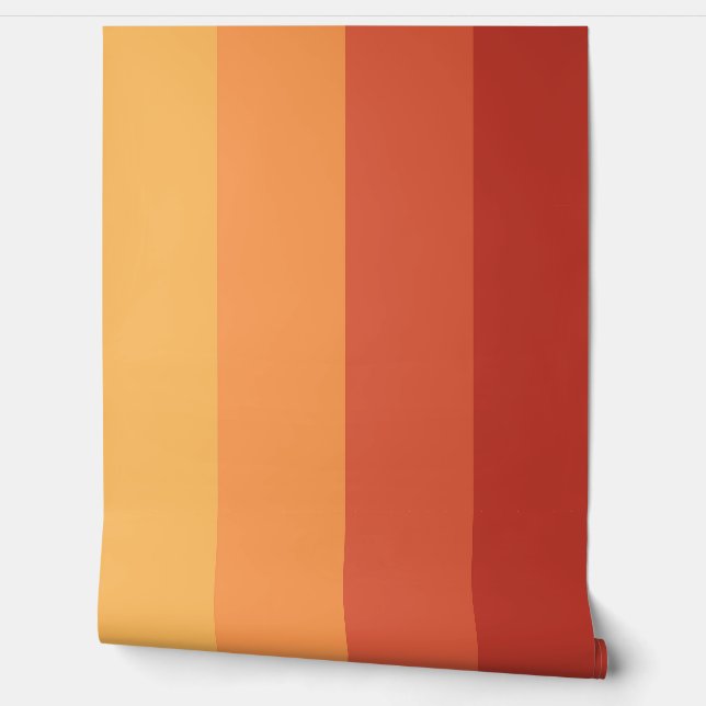 Warme Farben - Retrofarben Tapete (Abrollen)