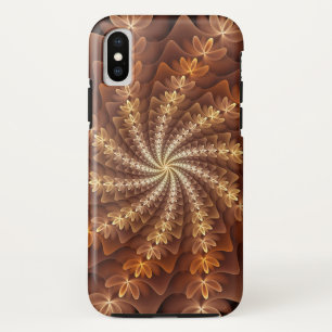 Warme Farben, trendige moderne Fraktal Art Muster Case-Mate iPhone Hülle