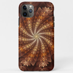 Warme Farben, trippige moderne fraktale Kunstmuste Case-Mate iPhone Hülle