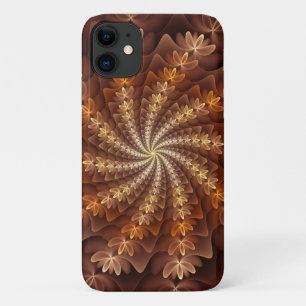 Warme Farben, trippiges modernes Fraktal-Kunstmust Case-Mate iPhone Hülle