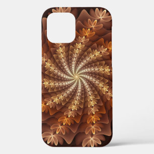 Warme Farben, trippiges modernes Fraktal-Kunstmust Case-Mate iPhone Hülle