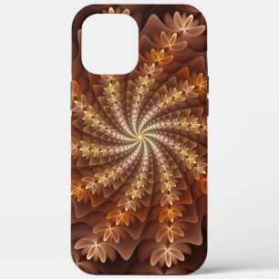 Warme Farben, trippiges modernes Fraktal-Kunstmust Case-Mate iPhone Hülle