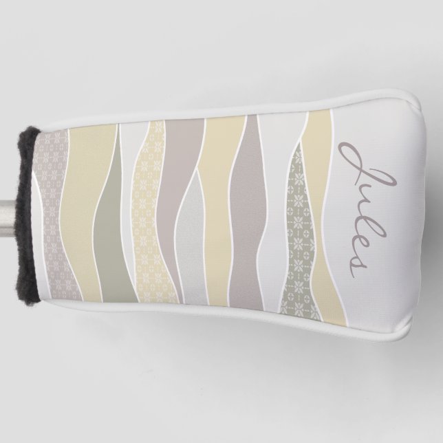 Warme farbige Waves hinzufügen Golf Headcover (Vorderseite)