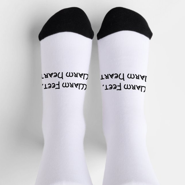 Warme Füße, warmes Herz! Socken (Oben)