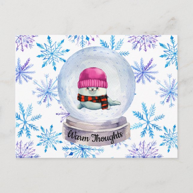 Warme Gedanken Postkarte (Vorderseite)