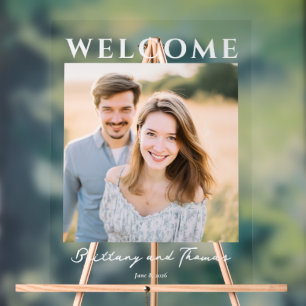 Warme goldene minimalistische Porträtaufnahme Acrylschild