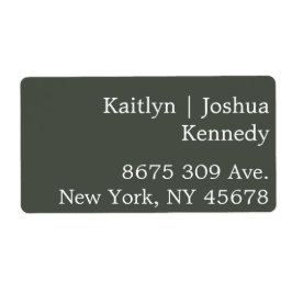 Warme grüne Elegant Geometrische Hochzeit