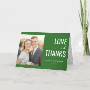 Warme Grüne Liebe Danke