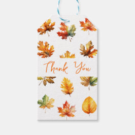 Warme Herbstlaub Vielen Dank Geschenkanhänger