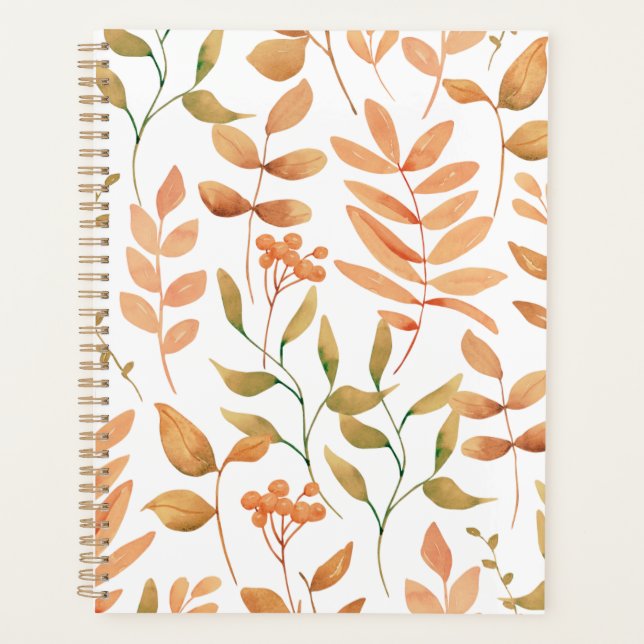 Warme Herbstleaves Planer (Vorderseite)