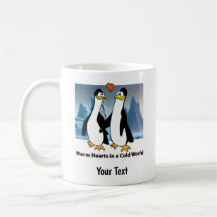 Warme Herzen in einer kalten Welt Kaffeetasse