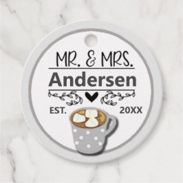 Warme Kakaomben | DIY Wedding Geschenkanhänger