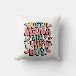 Warme Lieben Ihr"Retro Mother Day T-Shirt Niedlich Kissen