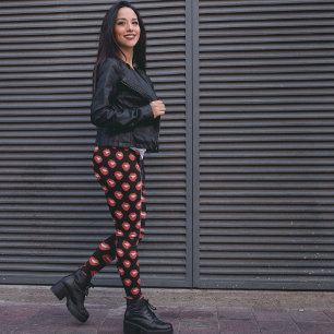 Warme Lippen Leggings - Schön