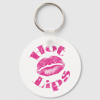 Warme Lippen! Rosa Lippen Schlüsselanhänger