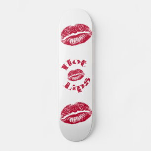 Warme Lippen, rote Lippen Skateboard