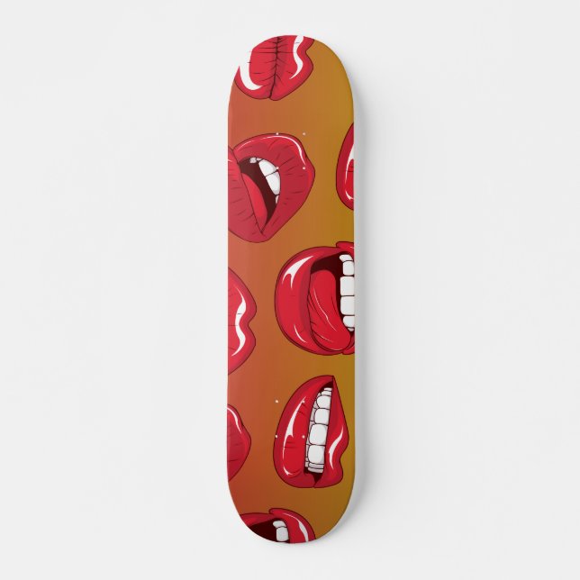 Warme Lippen Skateboard (Vorne)