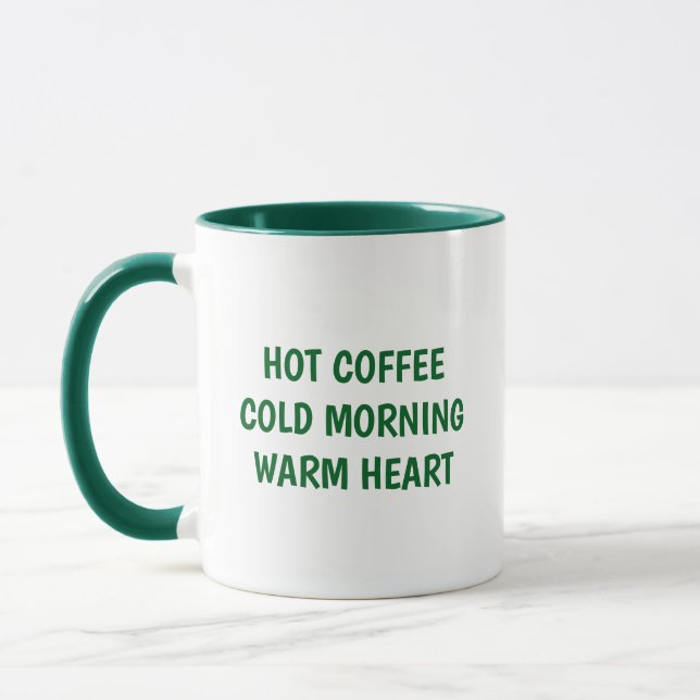 Warme Nachricht Kaffeetasse (Links)