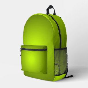 Warme natürliche Grüntöne der Naturfarben Bedruckter Rucksack