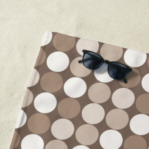 Warme neutrale Erdkreis-Geometrie  Strandtuch