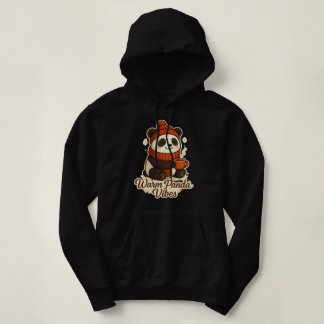 warme Panda-Vibes  Hoodie