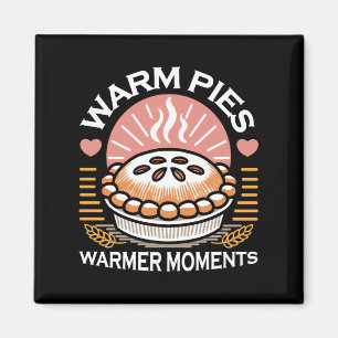 Warme Pies Warmer Momente - Gemütliche Herbstgesta Magnet