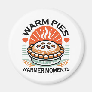 Warme Pies Warmer Momente - Gemütliche Herbstgesta Magnet