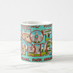 Warme Quellen Arkansas Vintage Tasse