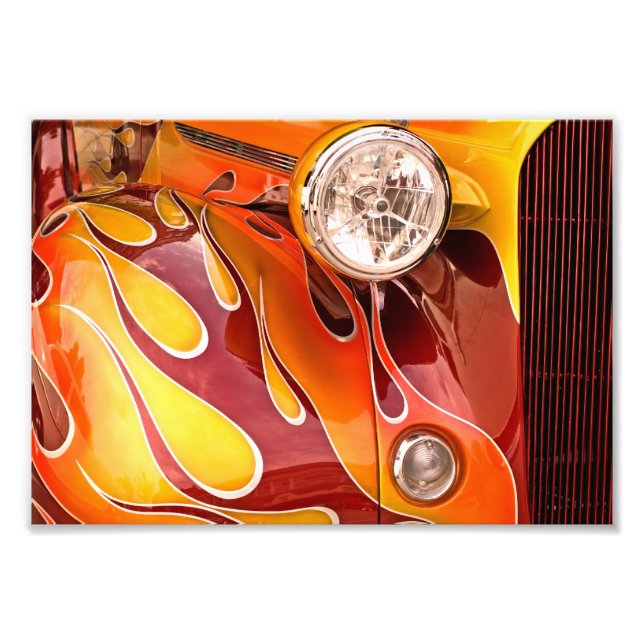 Warme Räder. Fotodruck (Vorne)