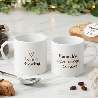 Warme redaktionelle Liebe brodelt Espresso-Tasse F Espressotasse