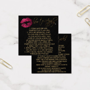 Warme Rosa Glitzer Lips 2 - Anwenden