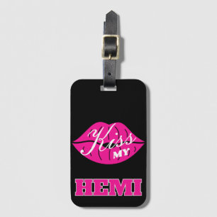 Warme rosa Lippen Küssen meinen Hemi Car Floor Mat Gepäckanhänger