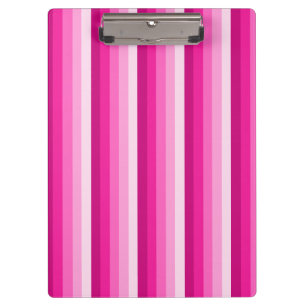 Warme rosa Schattenstreifen Klemmbrett