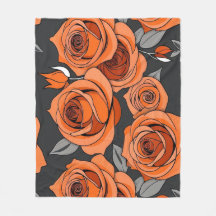 Warme Rostorange Rosen