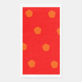 Warme schattige Polka Punkte Papier Napkin Serviette