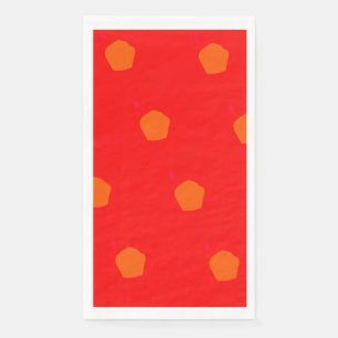 Warme schattige Polka Punkte Papier Napkin Serviette