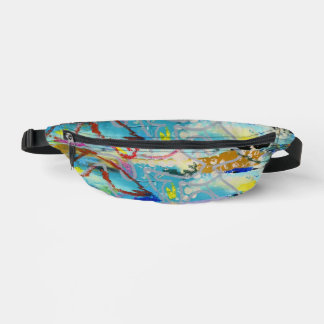 Warme Schichten von Lydia's Art Sangria Bauchtasche
